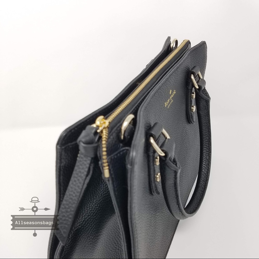 Kate spade lise mulberry Street Black Satchel - Picture 4 of 8